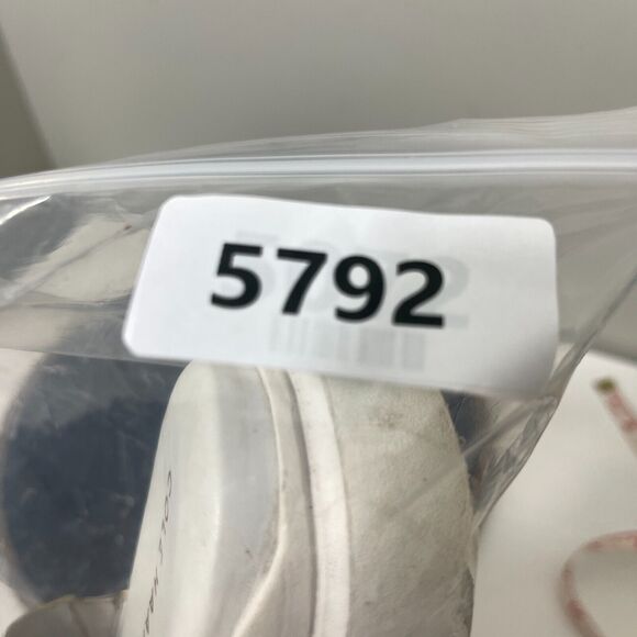 Cole Haan White Leather Criss Cross Platform Slide Sandals Casual Women 10 B - Picture 11 of 11